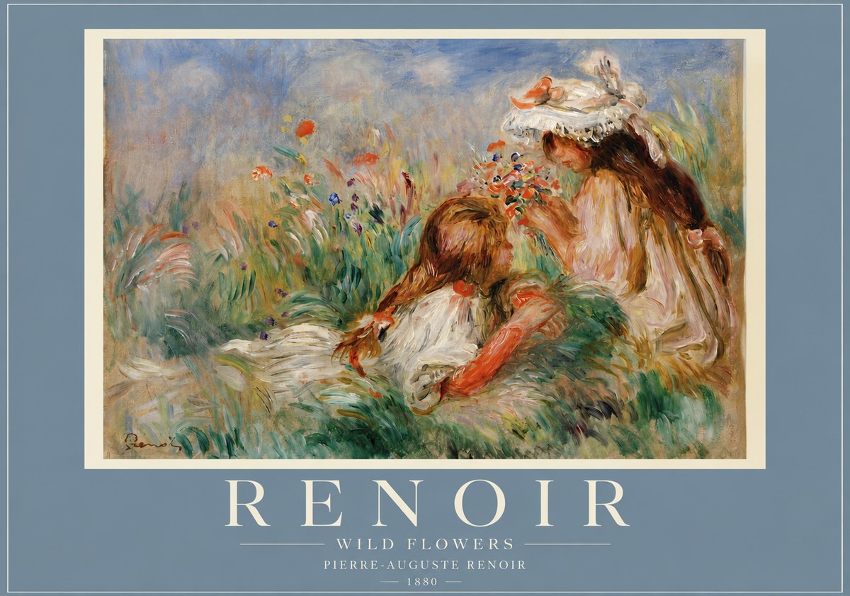 Renoir Wild Flowers No3 - Poster