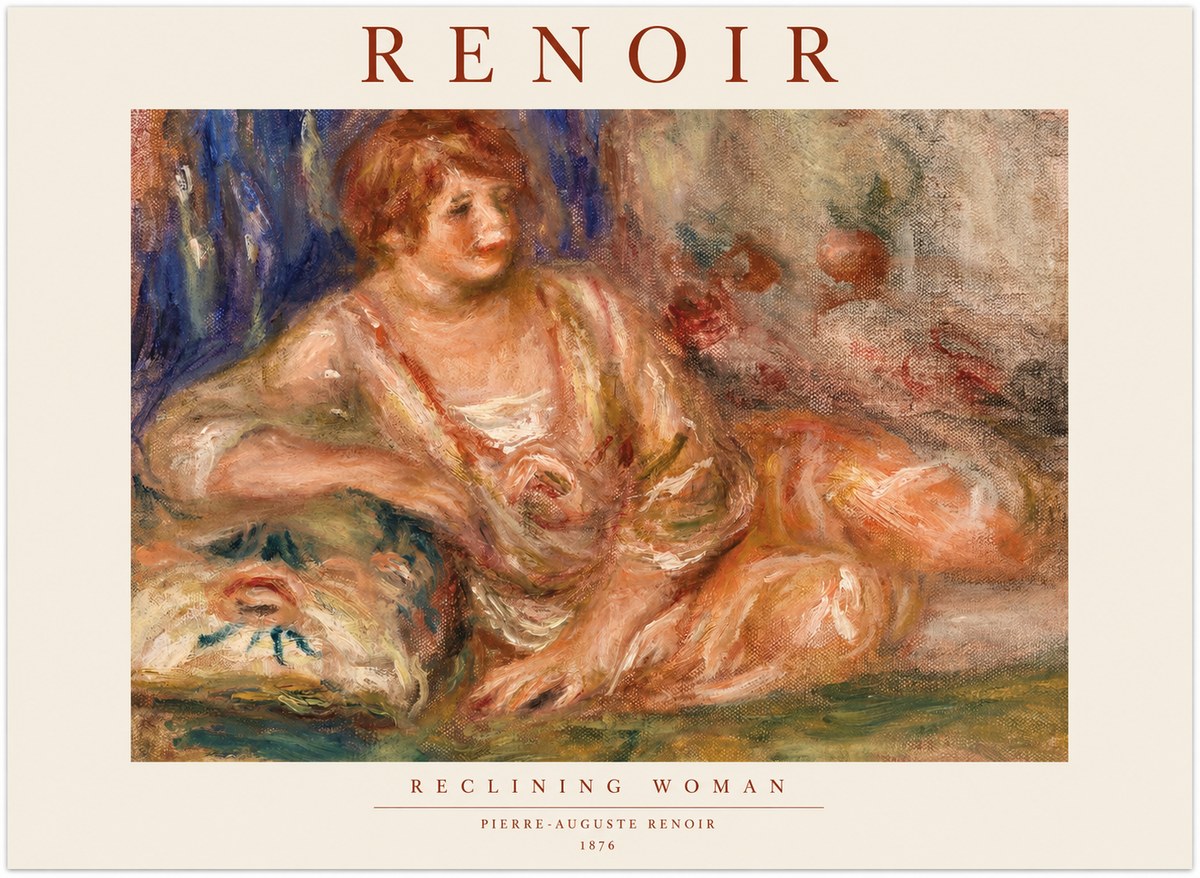 Renoir Reclining Woman No1 - Poster