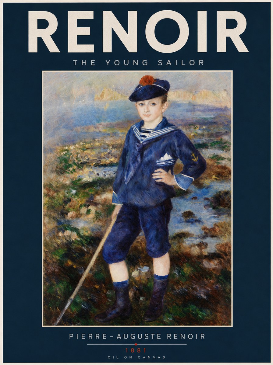 Renoir The Young Sailor No2 - Poster