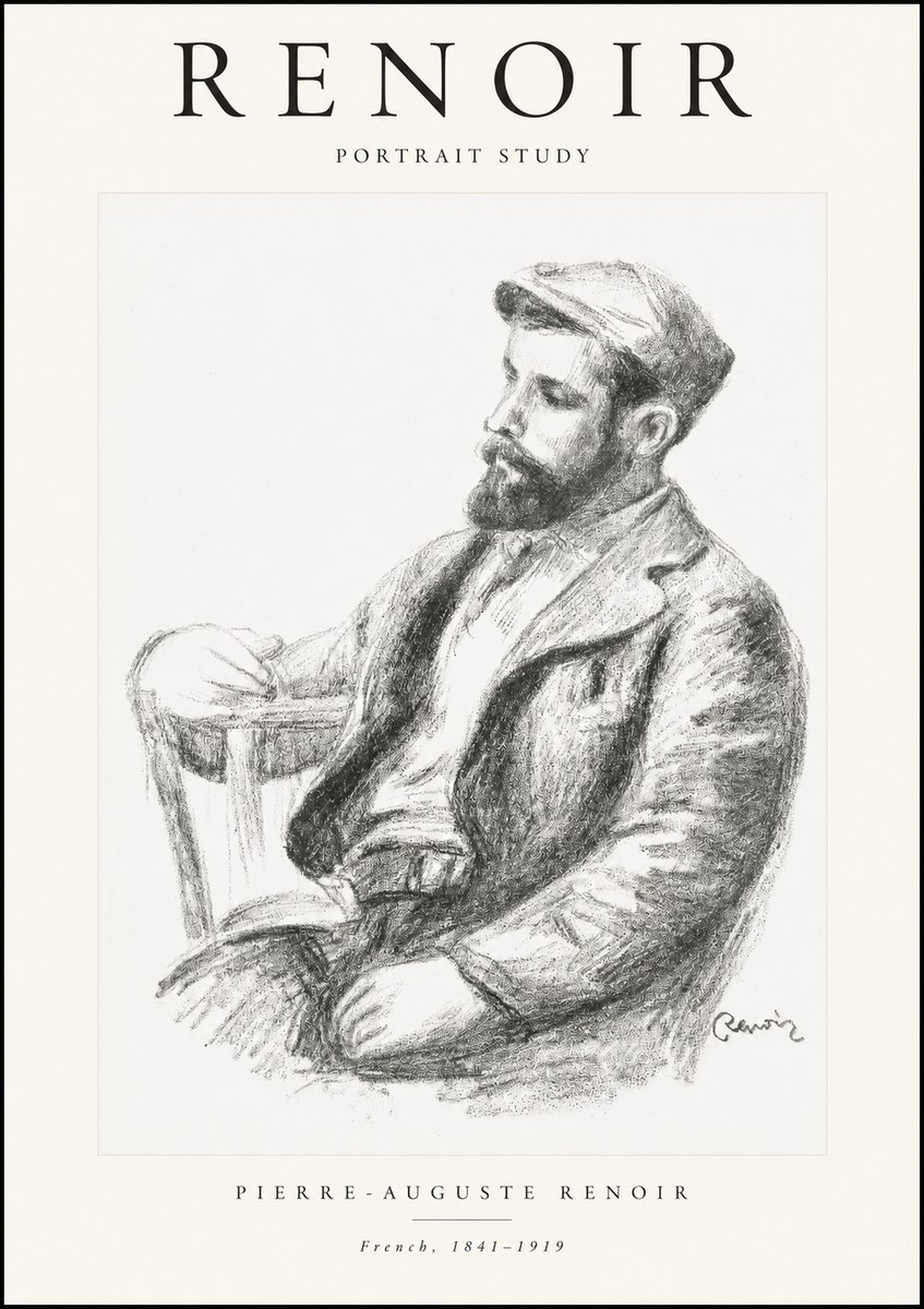 Renoir Portrait Study II No1 - Poster