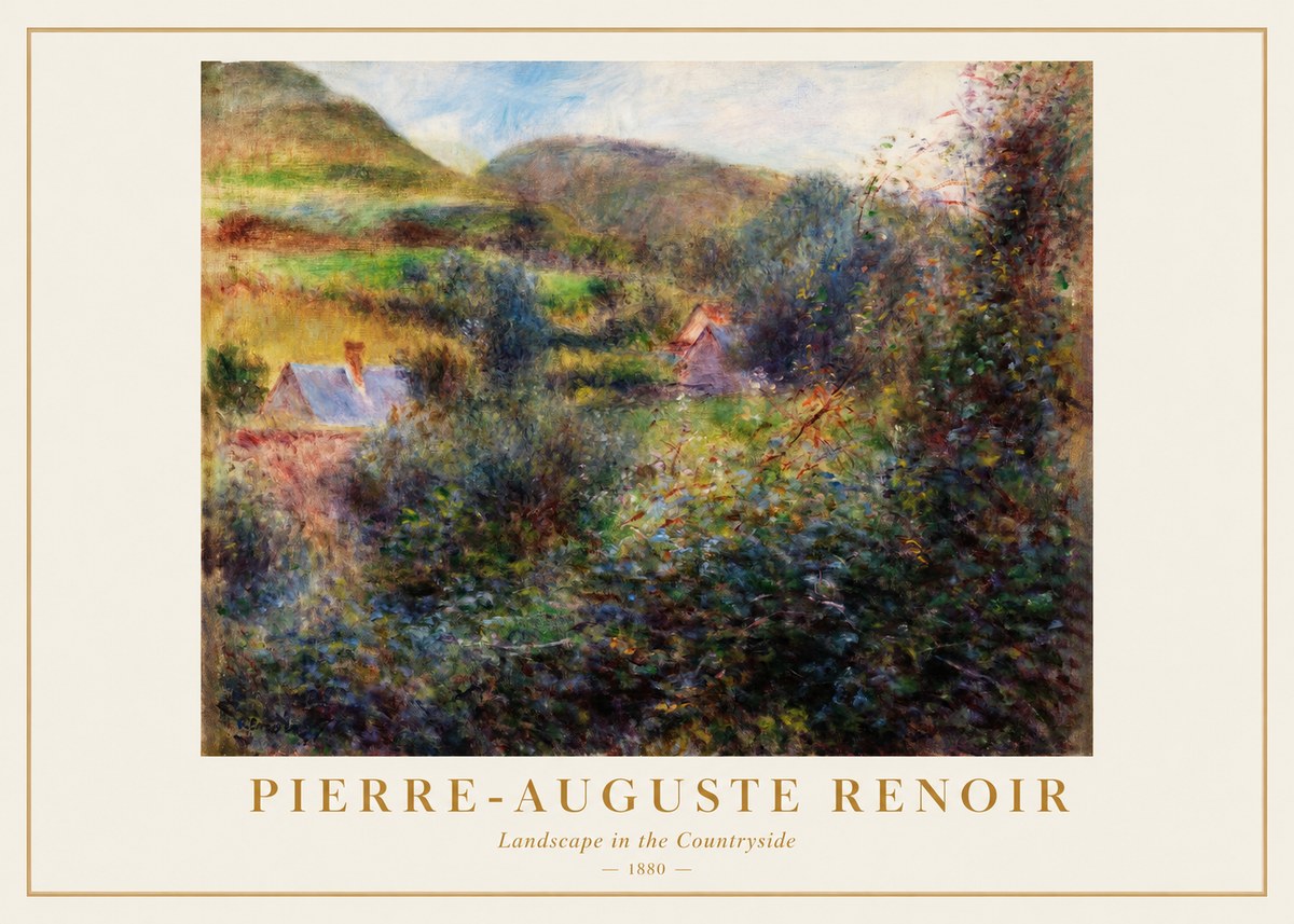 Renoir Landscape in the Countryside No1 - Poster