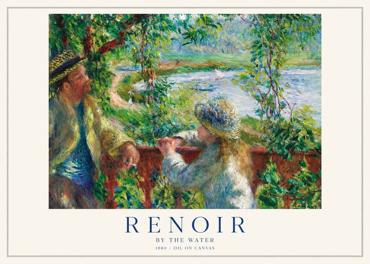 Renoir By the Water No1 - Poster