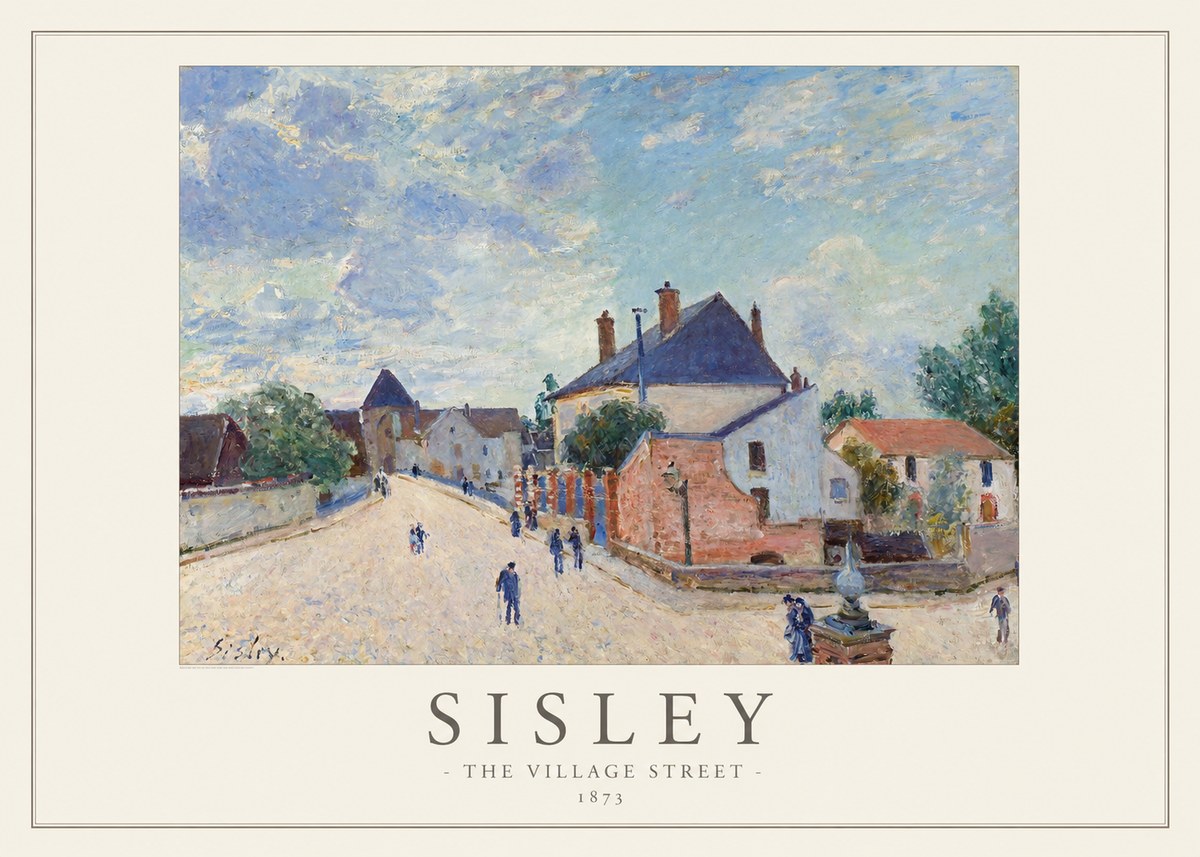 Sisley The Village Street No1 - Poster