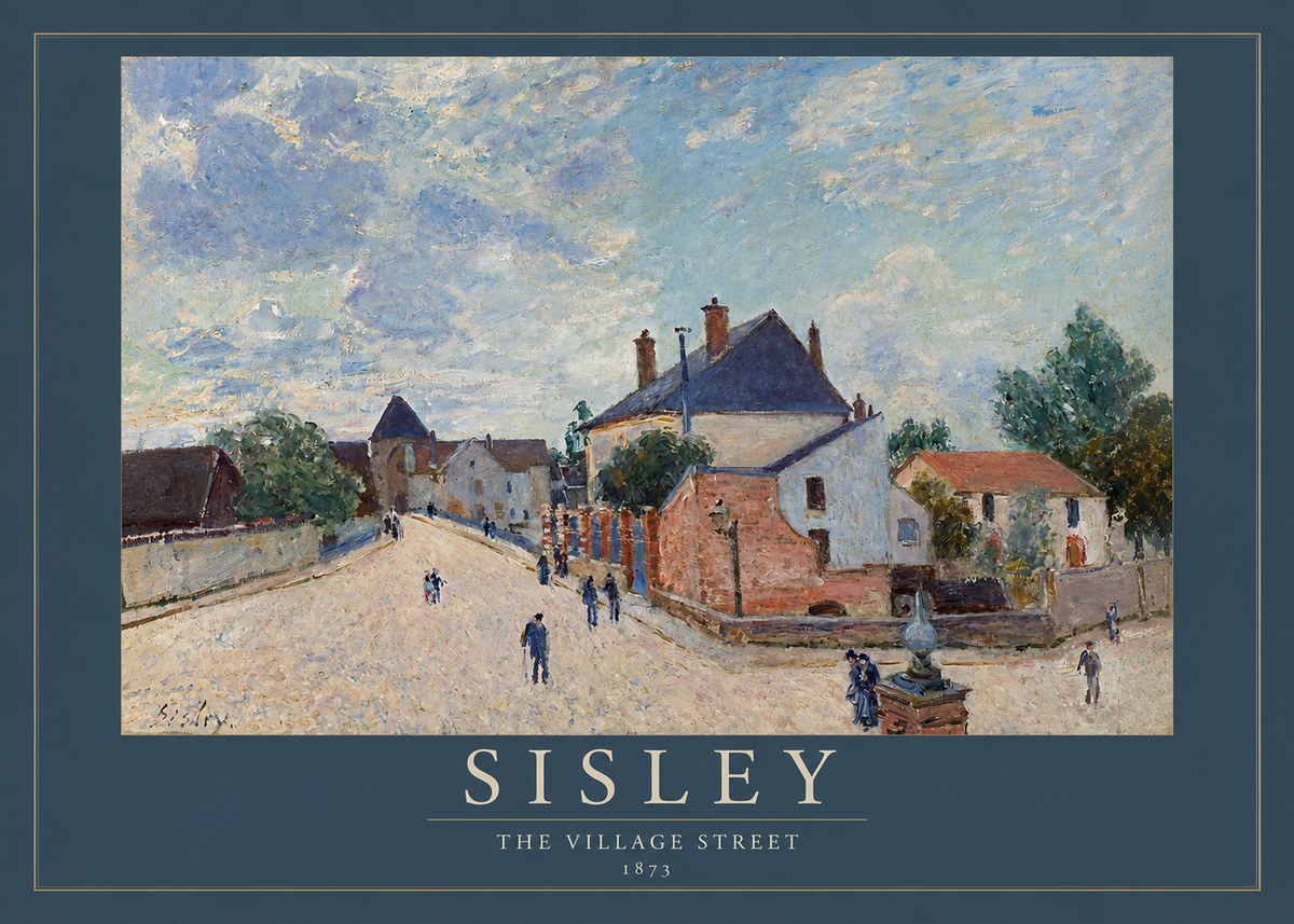 Sisley The Village Street No2 - Poster