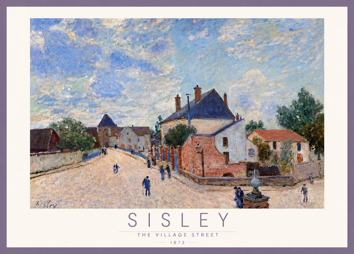 Sisley The Village Street No5 - Poster