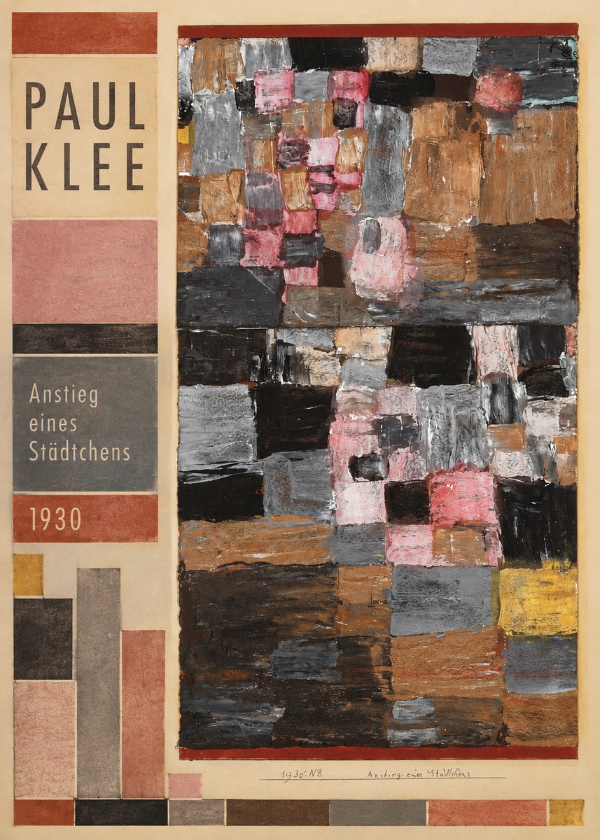 Paul Klee Anstieg Eines Städtchens No3 - Poster