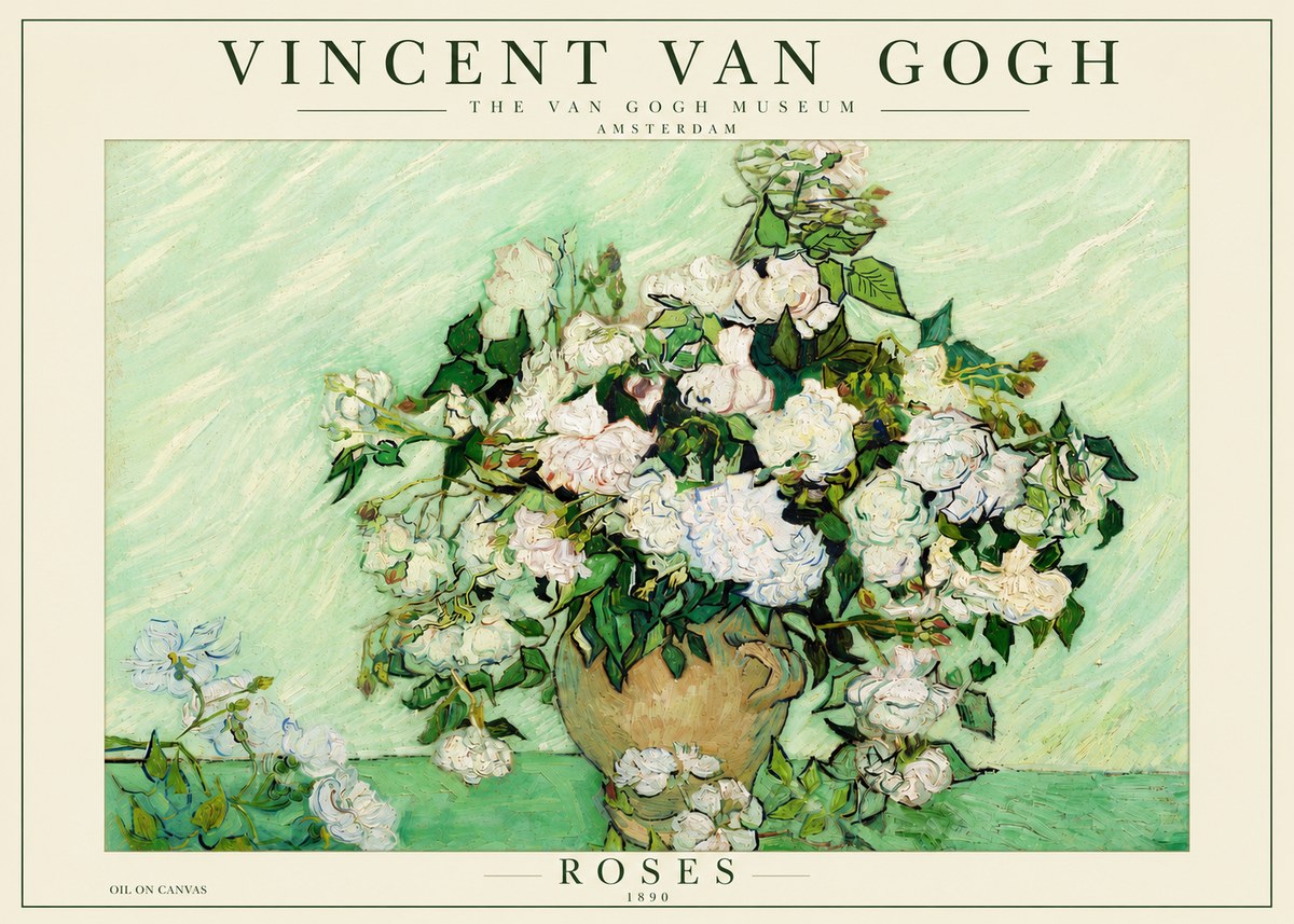 Van Gogh Roses II No3 - Poster