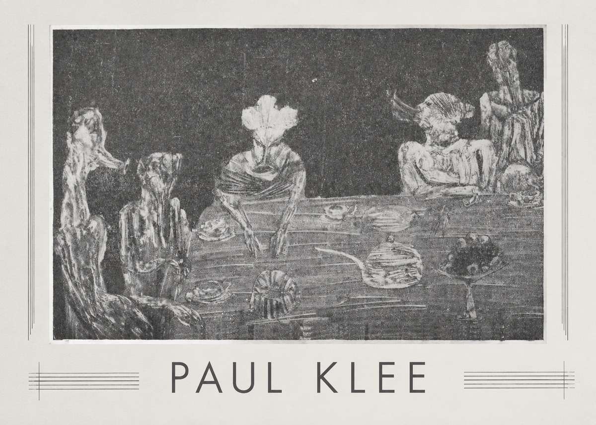 Paul Klee Die Mahlzeit No1 - Poster