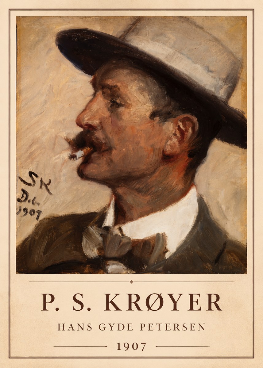 P.S. Krøyer Hans Gyde Petersen No1 - Poster