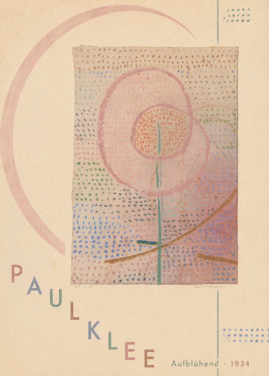 Paul Klee Aufblühend No6 - Poster