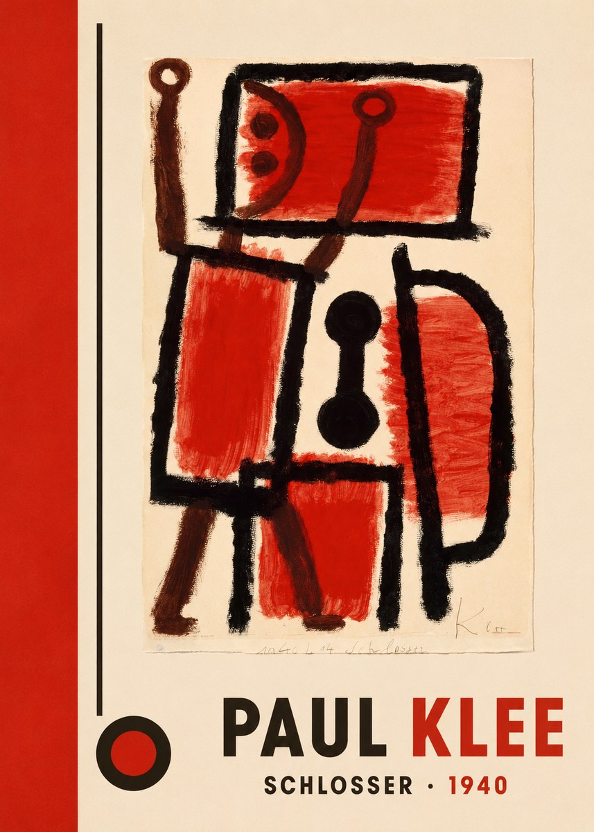 Paul Klee Schlosser No4 - Poster