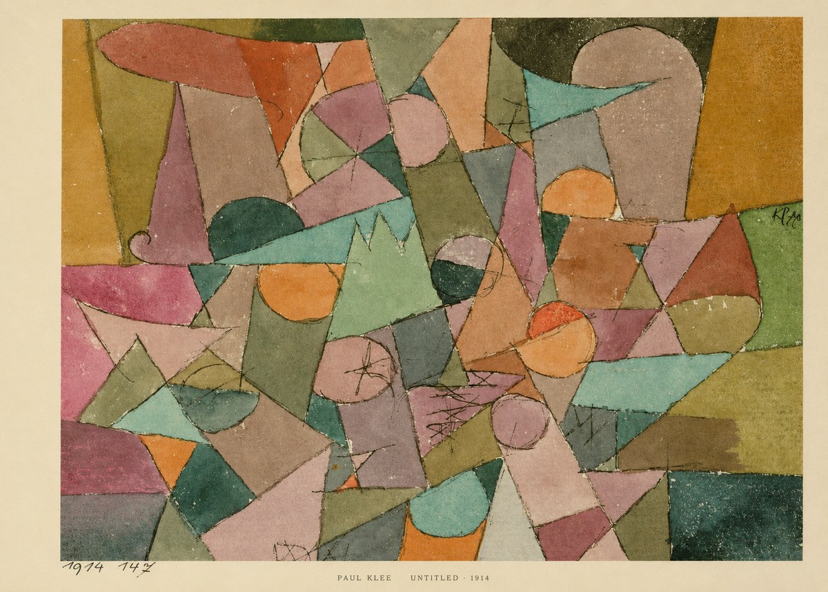 Paul Klee Untitled No6 - Poster