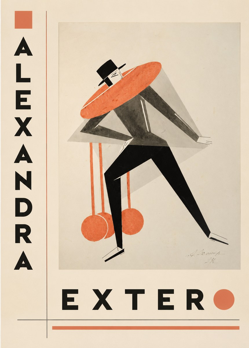 Alexandra Exter Constructivist Figure No3 - Poster
