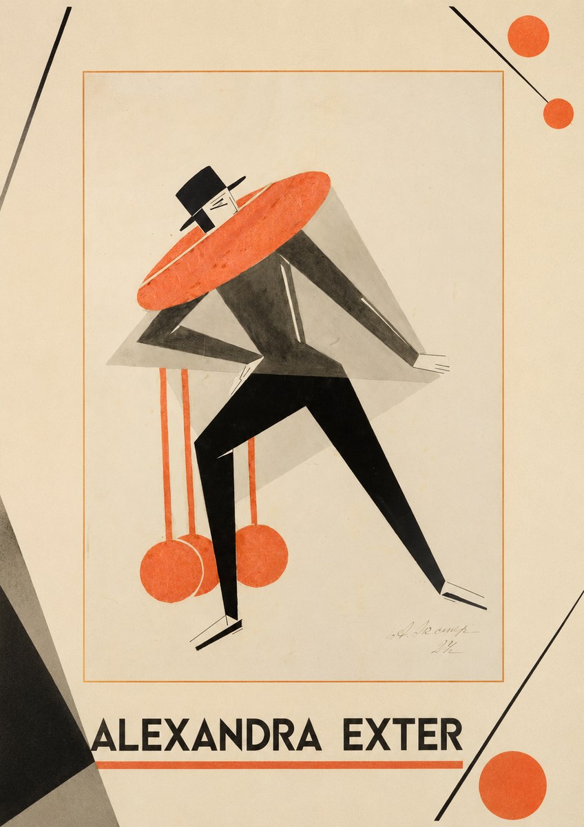 Alexandra Exter Constructivist Figure No5 - Poster