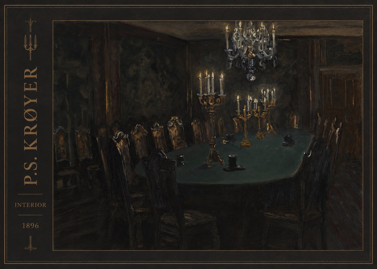 P.S. Krøyer Interior No2 - Poster