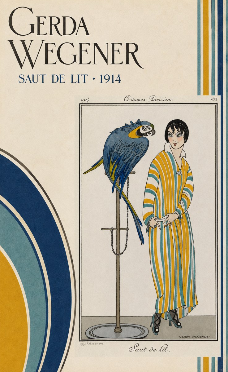 Gerda Wegener Saut De Lit 1914 No6 - Poster