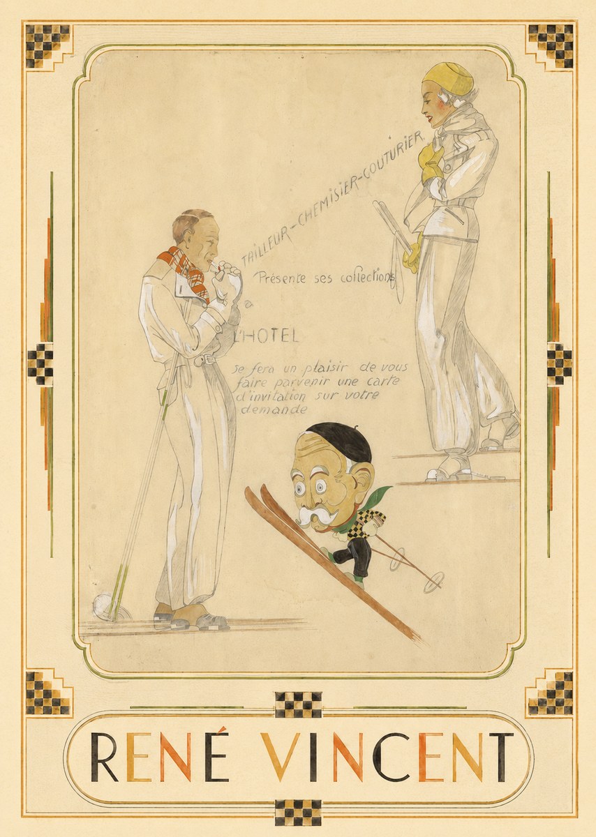 René Vincent Ttailleur-chemisier-couturier No6 - Poster