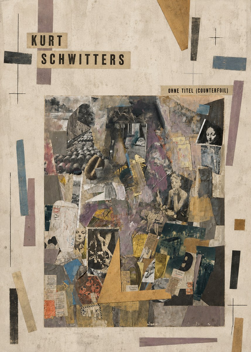 Kurt Schwitters Ohne Titel (Counterfoil) No6 - Poster