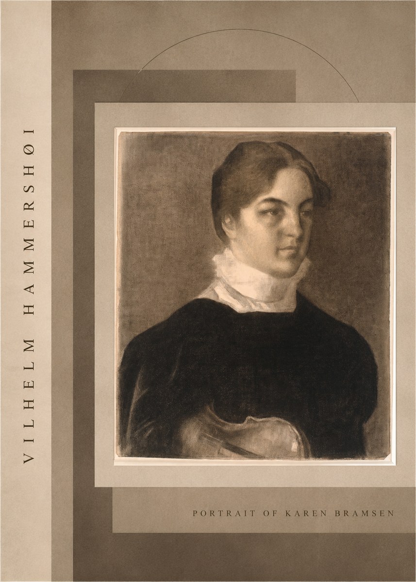 Vilhelm Hammershøi Portrait of Karen Bramsen No6 - Poster