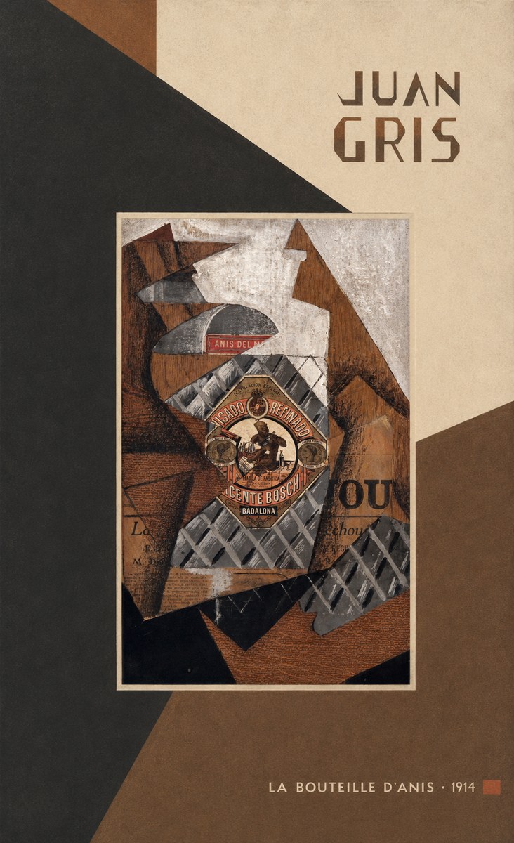 Juan Gris La Bouteille D'anis - 1914 No5 - Poster