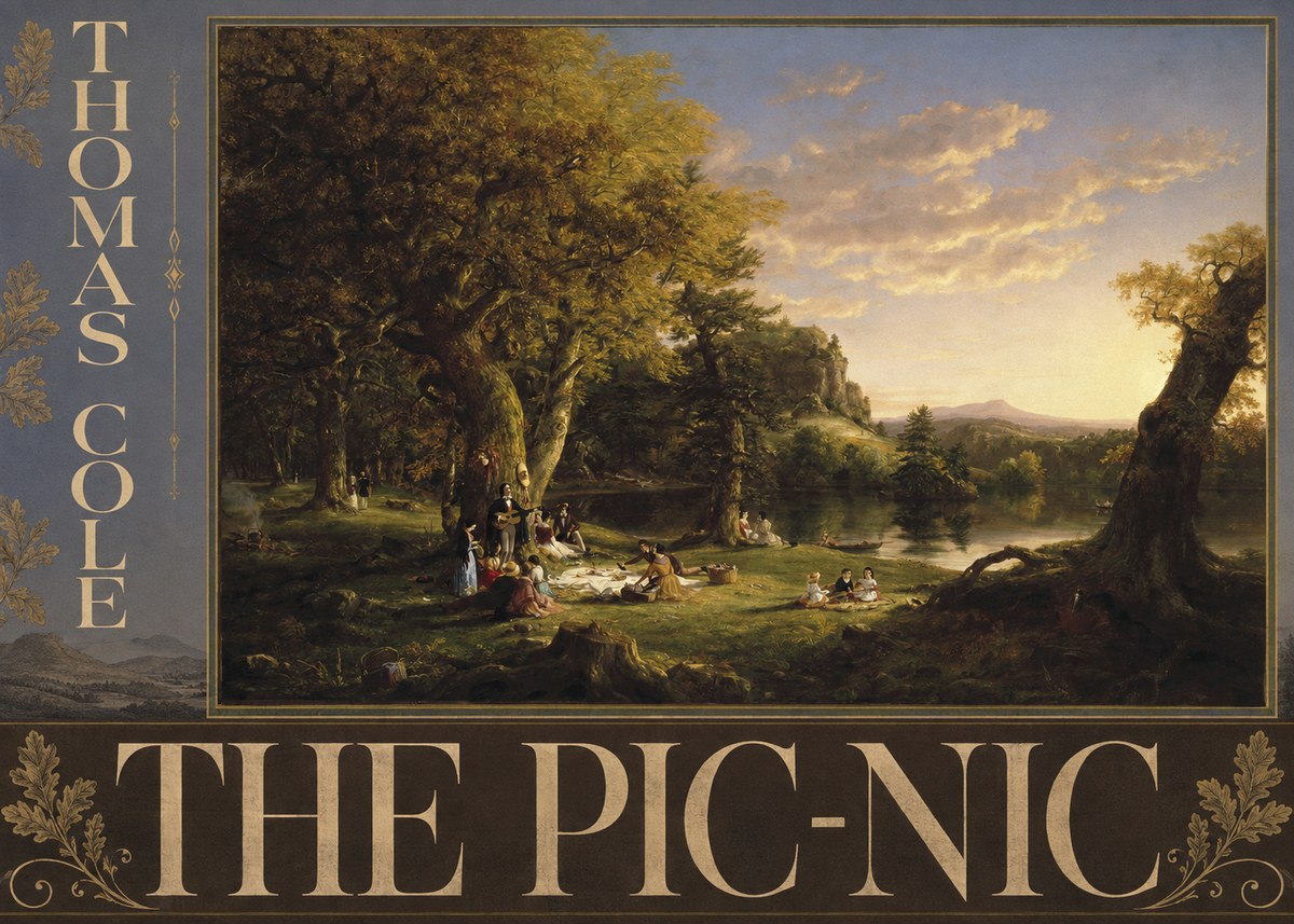 Thomas Cole The Pic-nic II No4 - Poster