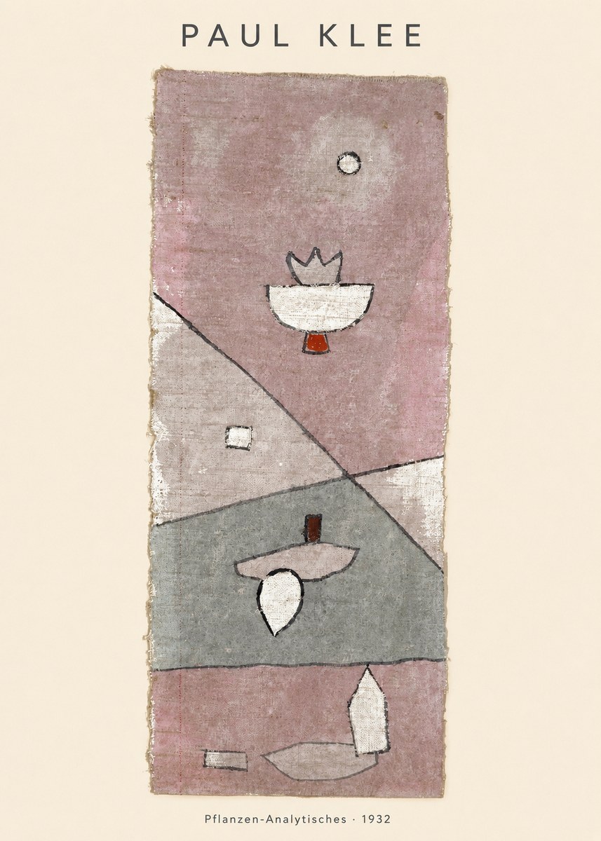 Paul Klee Pflanzen-analytisches No5 - Poster