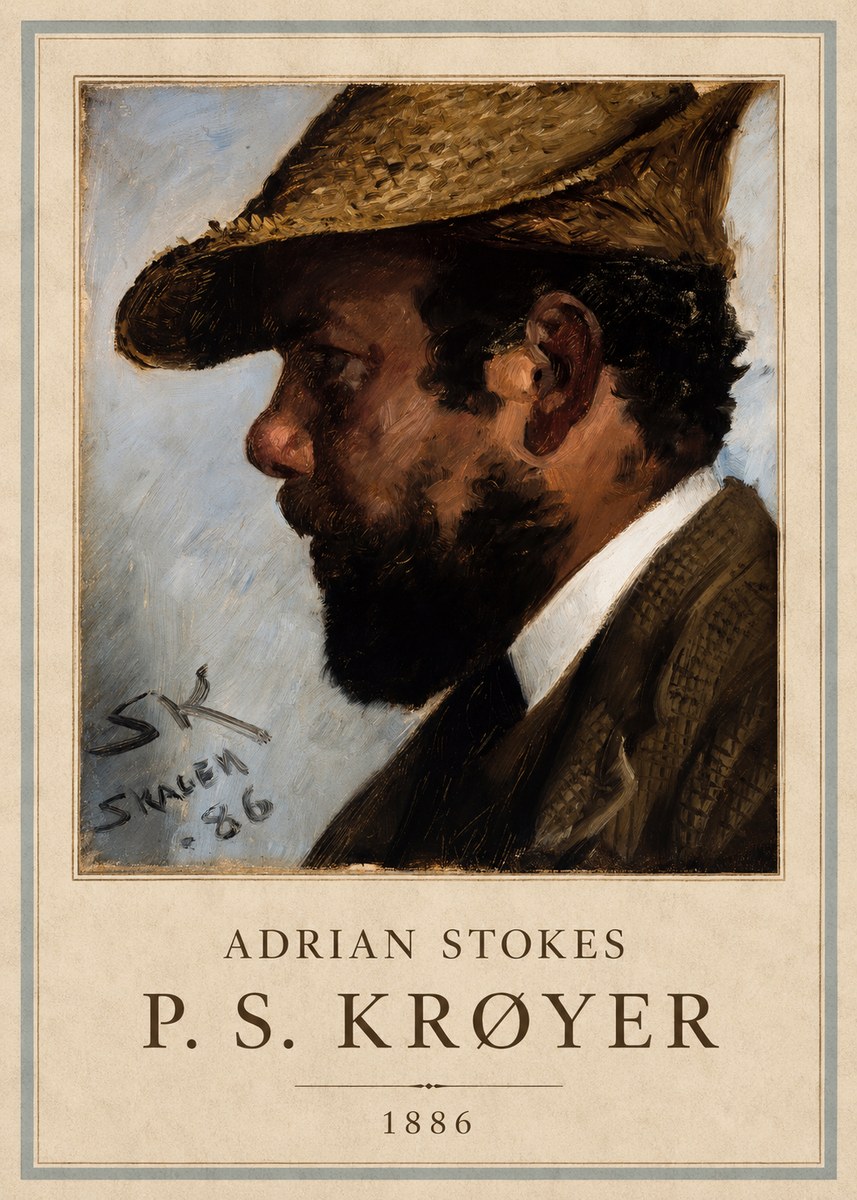 P.S. Krøyer Adrian Stokes No4 - Poster