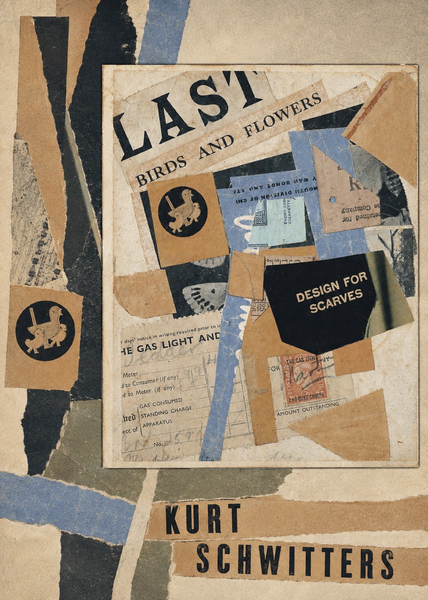 Kurt Schwitters Last Birds and Flowers No4 - Poster