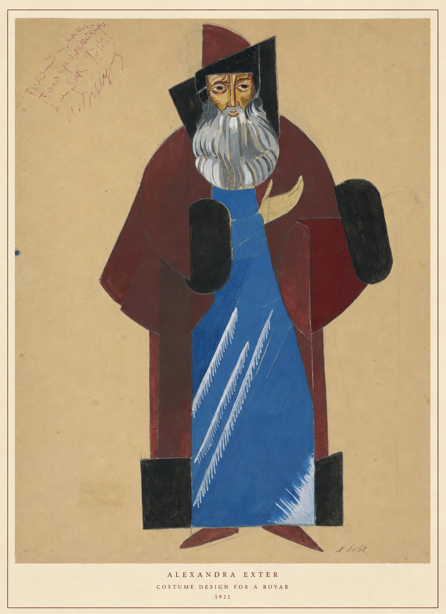 Alexandra Exter Costume Design for a Boyar No6 - Poster