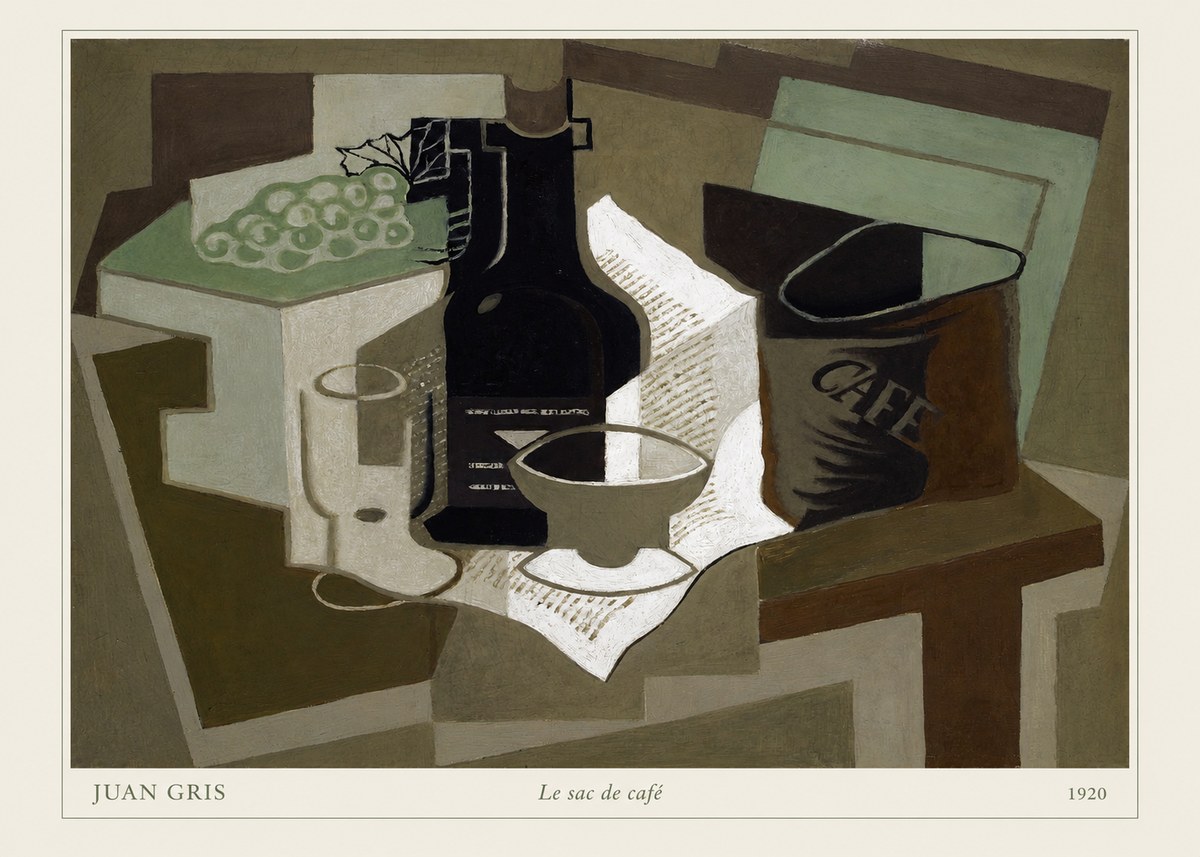 Juan Gris Le Sac De Café No6 - Poster