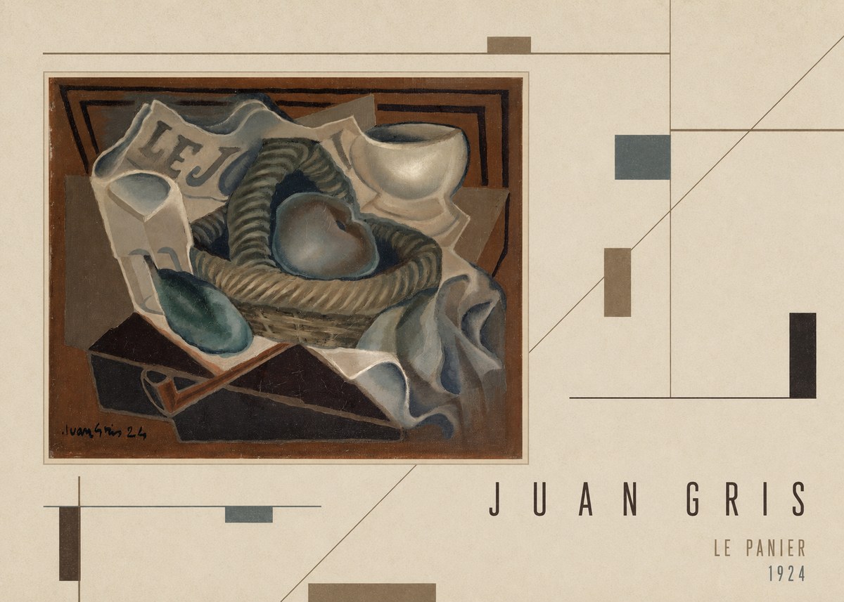 Juan Gris Le Panier No4 - Poster