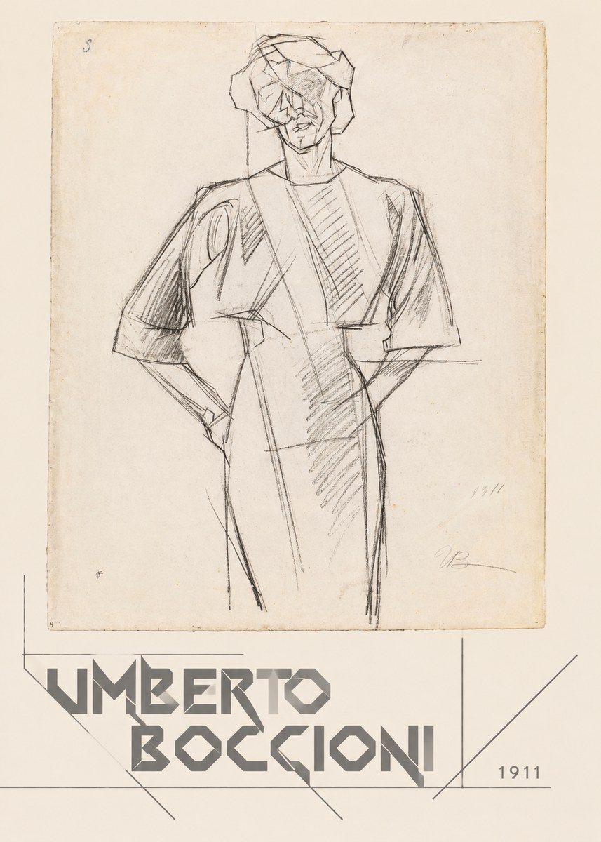 Umberto Boccioni Figure Study, 1911 No4 - Poster
