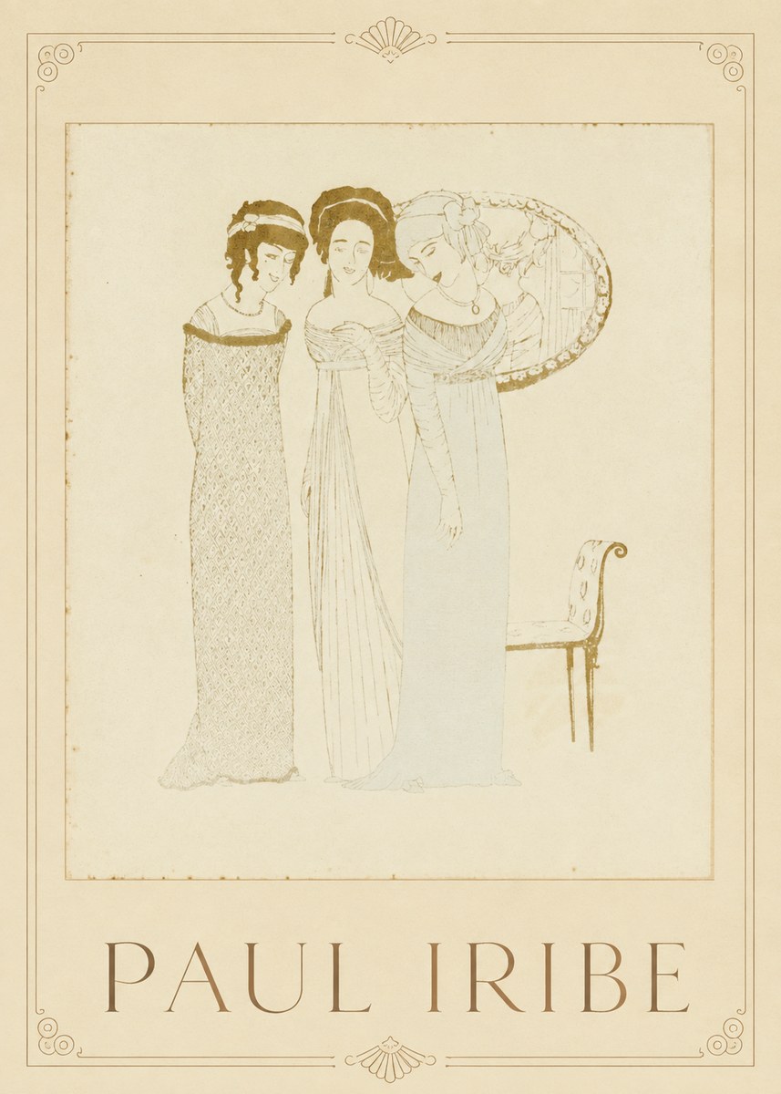 Paul Iribe Elegant Figures No1 - Poster