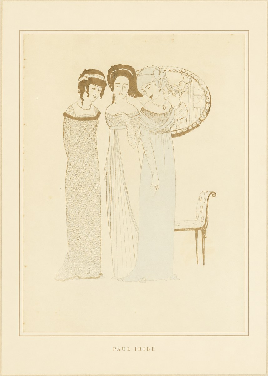 Paul Iribe Elegant Figures No4 - Poster