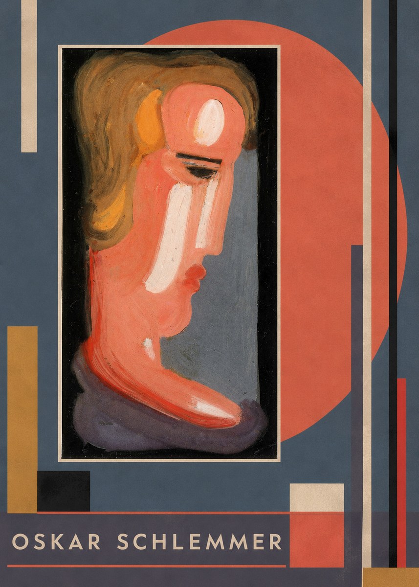Oskar Schlemmer Profil No4 - Poster