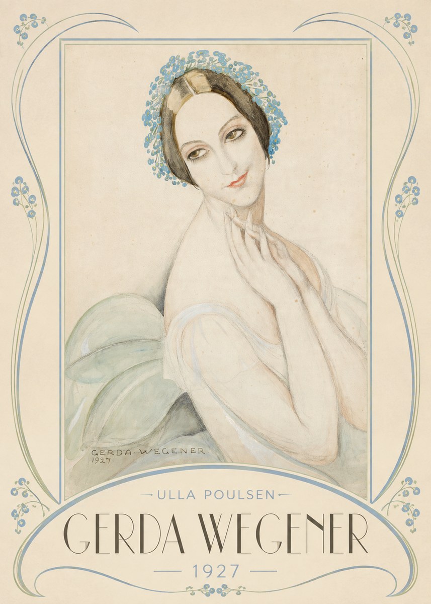 Gerda Wegener Ulla Poulsen No3 - Poster