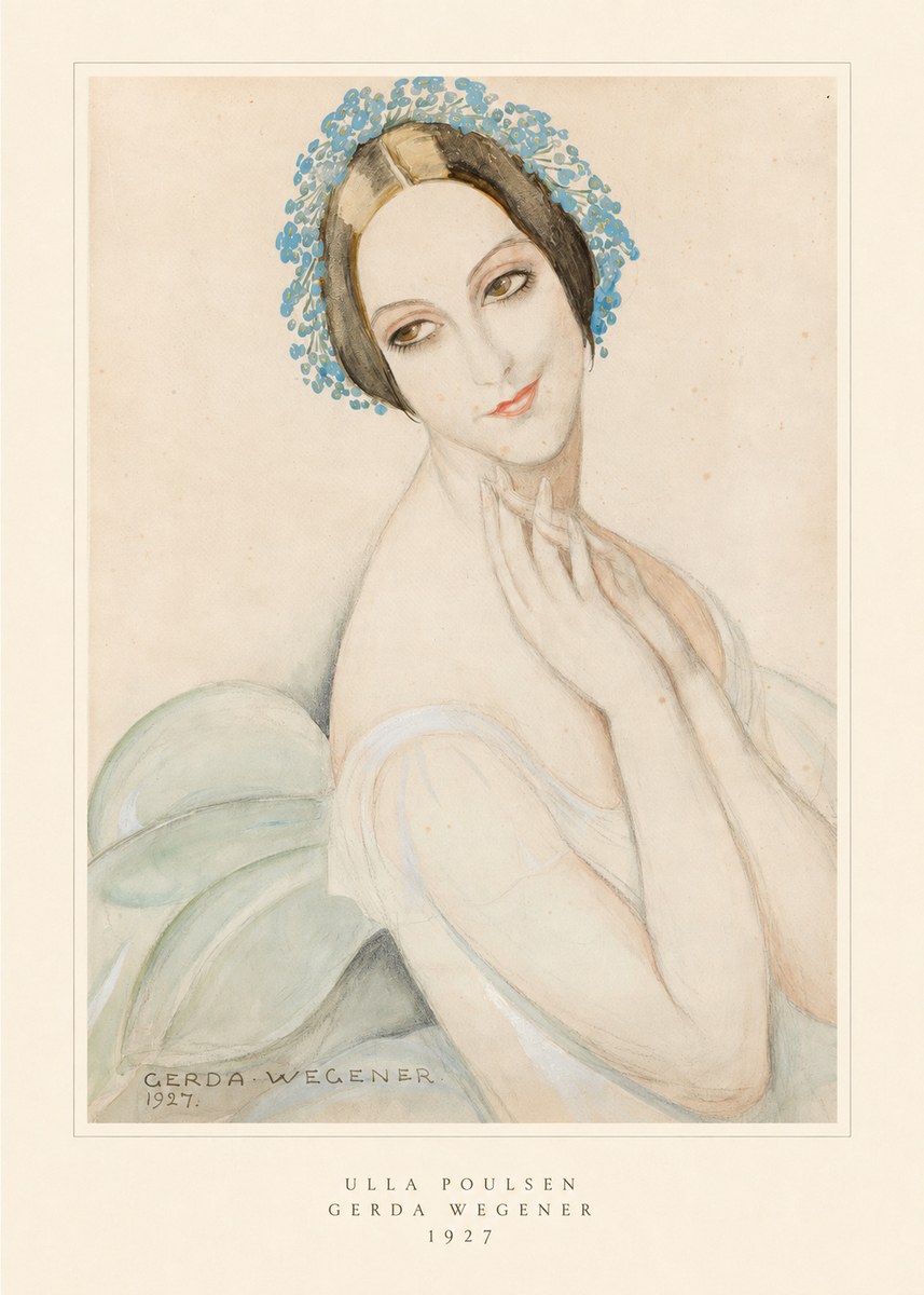 Gerda Wegener Ulla Poulsen No6 - Poster