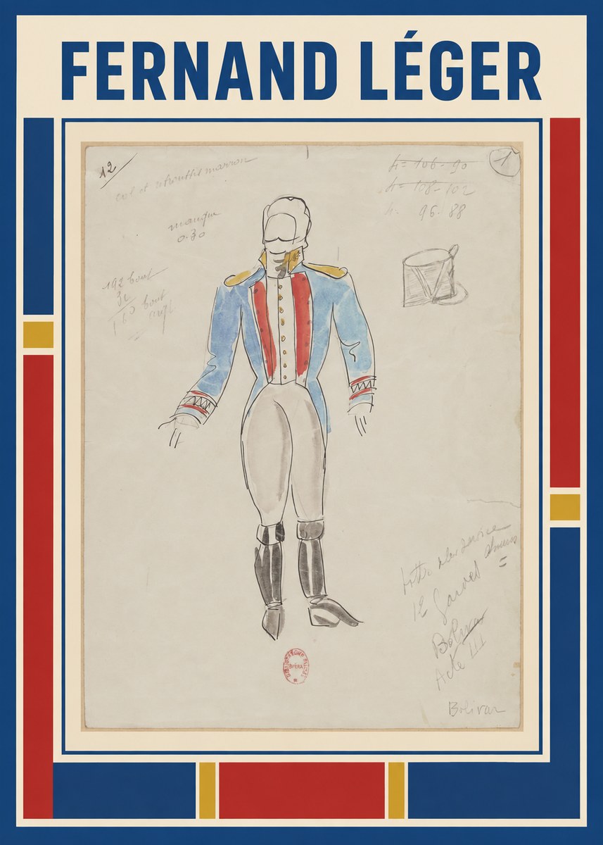 Fernand Léger Bolivar Acte Iii No1 - Poster