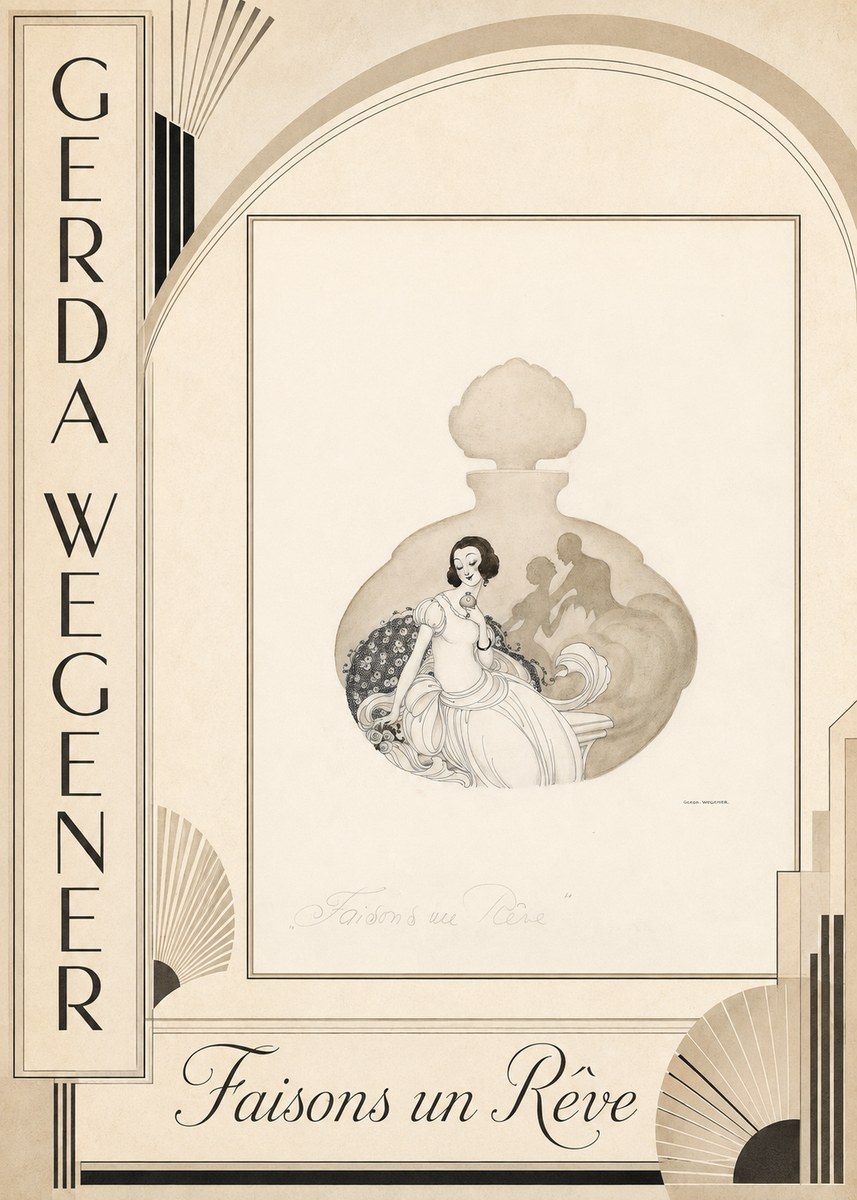 Gerda Wegener Faisons Un Rêve No2 - Poster