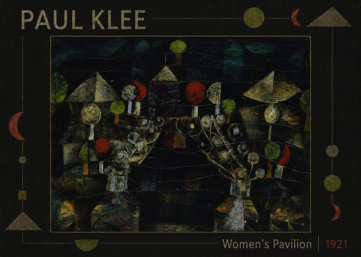 Paul Klee Women's Pavilion No1 - Poster